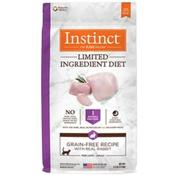 인스팅트 생식본능 LID 토끼고기 캣 키블 고양이 건식사료, 2kg, 1개