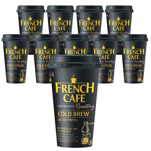 프렌치카페 로스터리 콜드브류 아메리카노, 320ml, 10개