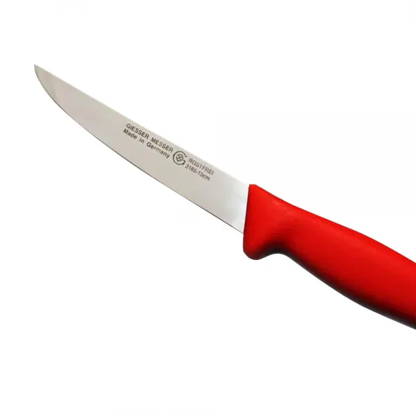 기셀 뼈칼 3165-15 칼라손잡이 모음 빨강