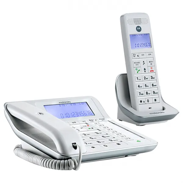 모토로라 유무선 전화기 화이트 C7201a