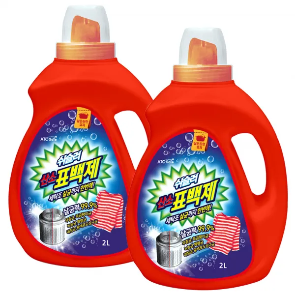 아토세이프 쉬슬러 산소 표백제 액체타입, 2L, 2개