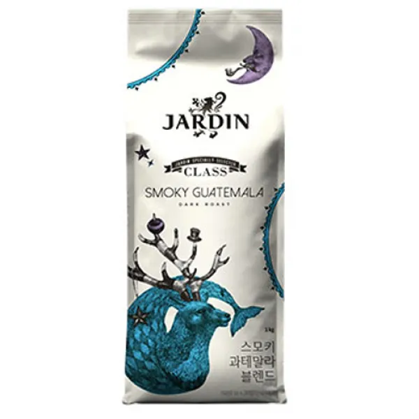 쟈뎅 클래스 스모키 과테말라 블렌드 원두커피, 홀빈, 1kg
