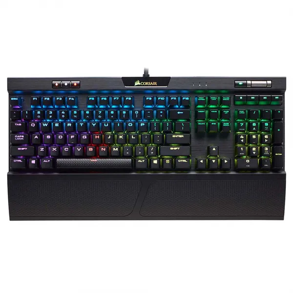 커세어 K70 RGB MK2 청축 기계식 키보드, RGP0057, 혼합 색상