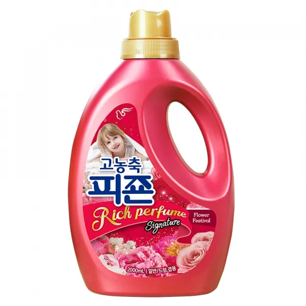 피죤 고농축 리치퍼퓸 시그니처 섬유유연제 플라워 페스티벌 본품, 2L, 1개