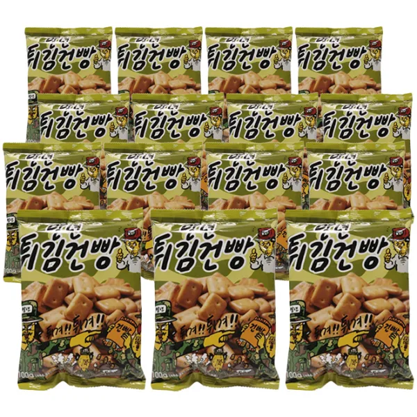 금풍제과 말년튀김건빵, 100g, 15개입