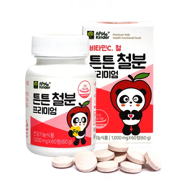 애플킨더 튼튼철분 프리미엄 60p 60정 1개