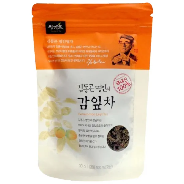 쌍계명차 김동곤명인의 꽃차, 감잎차, 30g, 1개