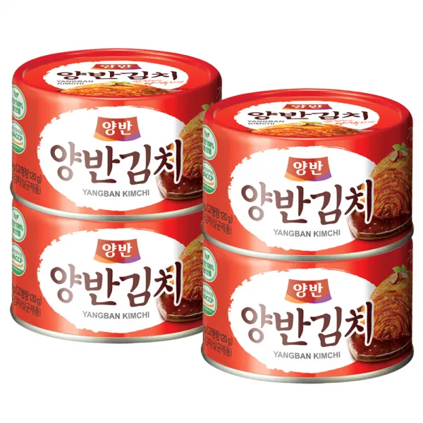 동원 양반 캔김치 통조림 160g 4개입
