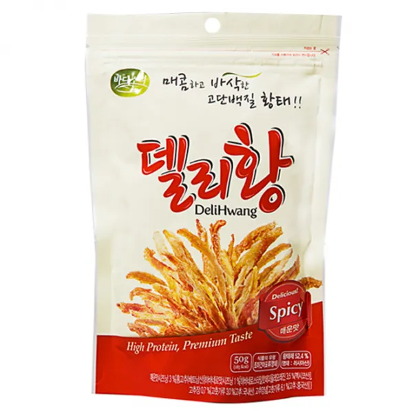 바다소리 델리황 황태스낵 매운맛 50g 1개