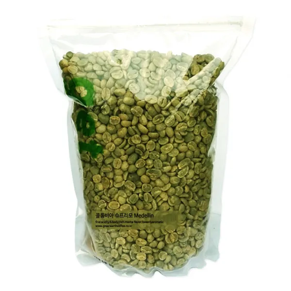 그린어쓰 콜롬비아슈프리모 Medellin 생두, 1kg, 1개