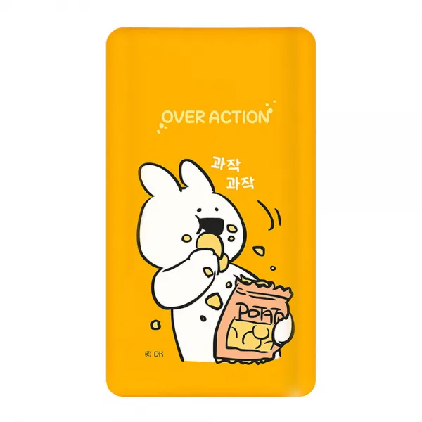 오버액션토끼 5000mAh 보조배터리, TEM-P5-5000, 과작과작