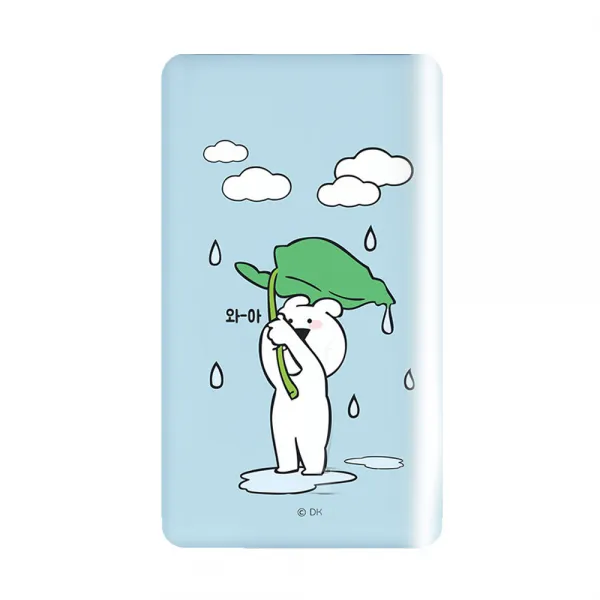 오버액션토끼 5000mAh 보조배터리, TEM-P5-5000, 와 아