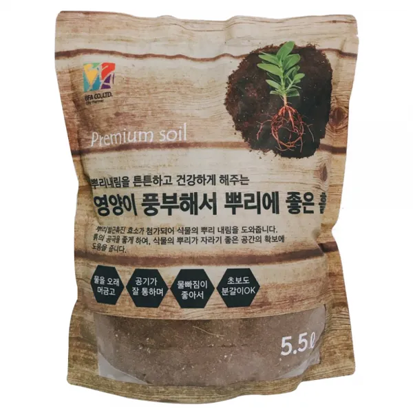 비에프에이 영양이 풍부해서 뿌리에 좋은흙, 1개, 5.5L