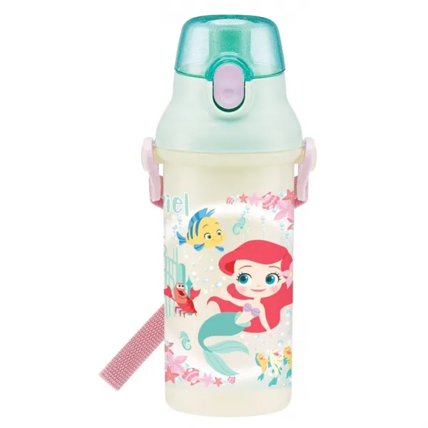 스케이터 인어공주 큐티 원터치물통, 혼합 색상, 480ml