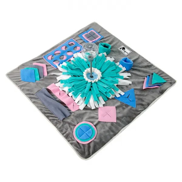 더플래 반려견 신통방통 오뚜기 노즈워크 70 x 70 cm, 그레이, 1개