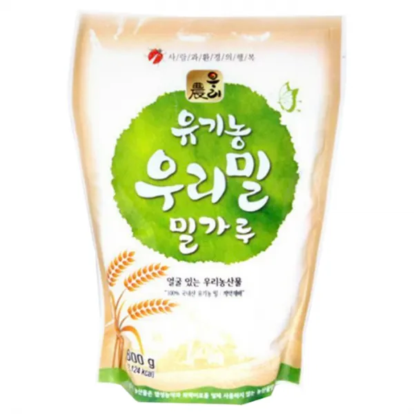 유기농 우리밀 백밀가루, 600g