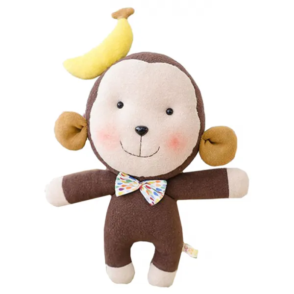 난쟁이똥자루 바나몽 인형 만들기, 밤색, 1개