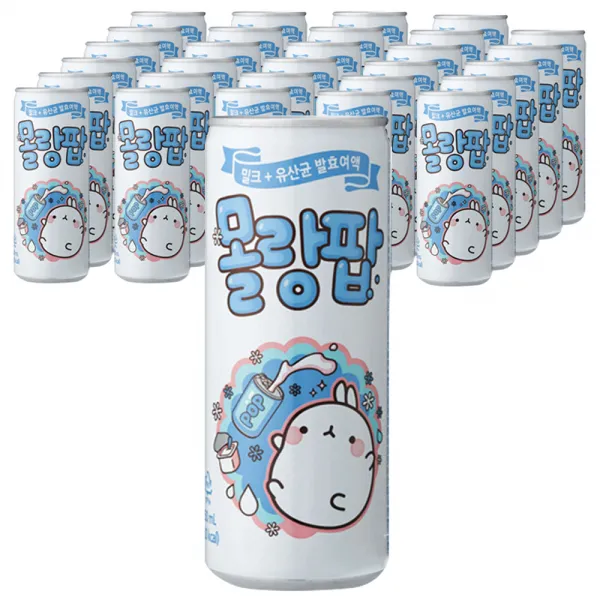 일화 몰랑팝 탄산음료, 250ml, 30개입