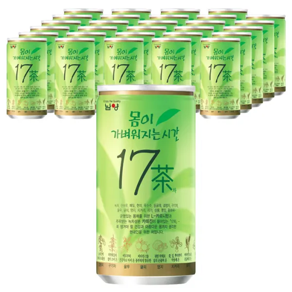 남양유업 몸이 가벼워 지는 시간 17차, 180ml, 30개입