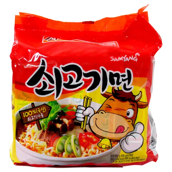 삼양식품 쇠고기면 5입, 5개입