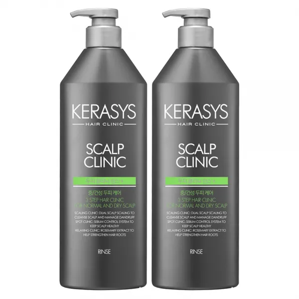 케라시스 두피클리닉 린스 플러스, 750ml, 2개