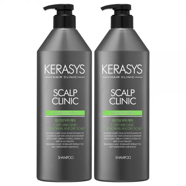 케라시스 두피 클리닉 샴푸 플러스, 750ml, 2개