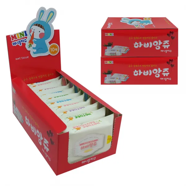 하비앙쥬 미니 물티슈 10매입 30팩