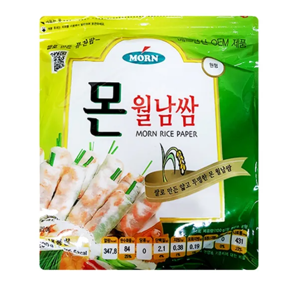 몬 월남쌈 원형 200g 라이스페이퍼 라이스페퍼, 1개