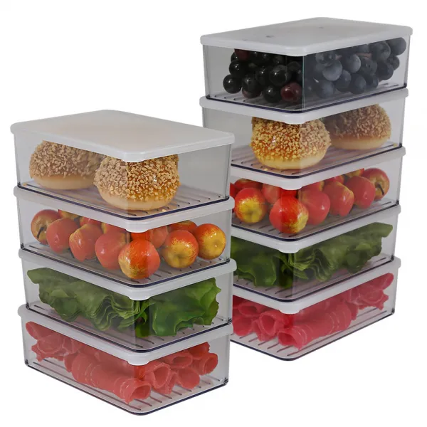 실리쿡 냉장고정리용기 시스루 깊은2호 1개입 9개