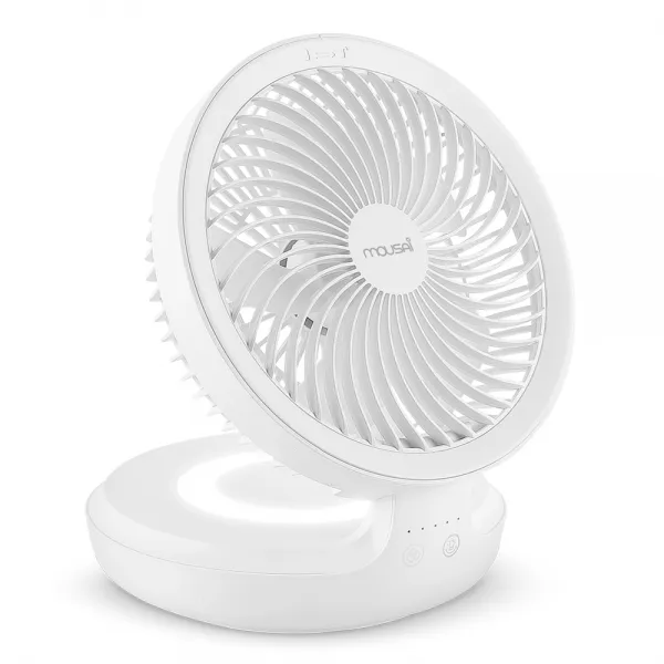 무사이 충전식 폴더 써큘레이터, MU-15W(화이트)