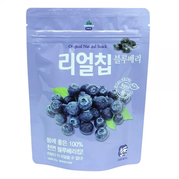 산마을 리얼칩 블루베리, 20g, 1개