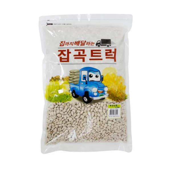 광복농산 집까지 배달하는 잡곡트럭 흰강낭콩 미국산 2.5kg 1개