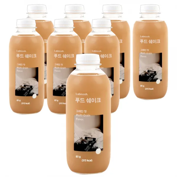 랩노쉬 푸드쉐이크 그레인 맛, 85g, 8개입