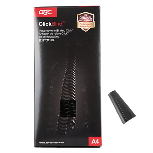 카피어랜드 Gbc 이비 클릭링 50개입 12mm 검정