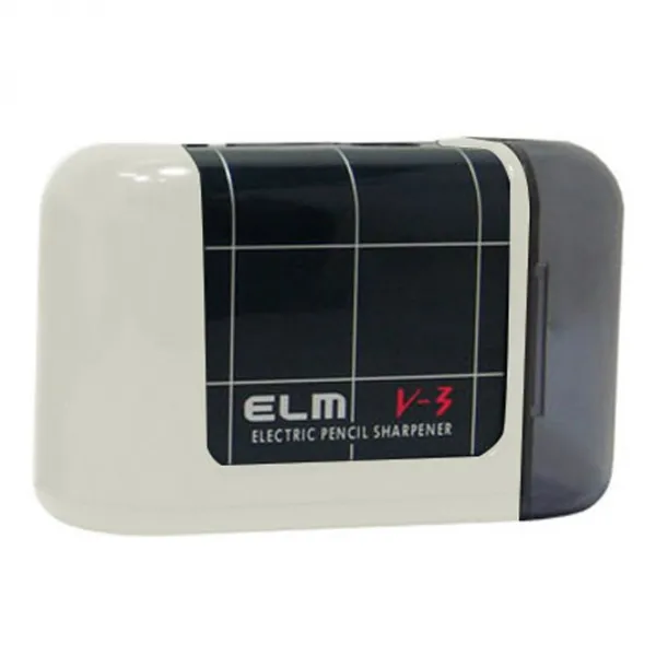 이엘엠 홀아트 전동 연필깎이 ELM-V3, 화이트, 1개