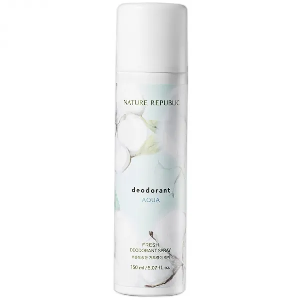 네이처리퍼블릭 프레시 데오드란트 스프레이 아쿠아, 150ml, 1개