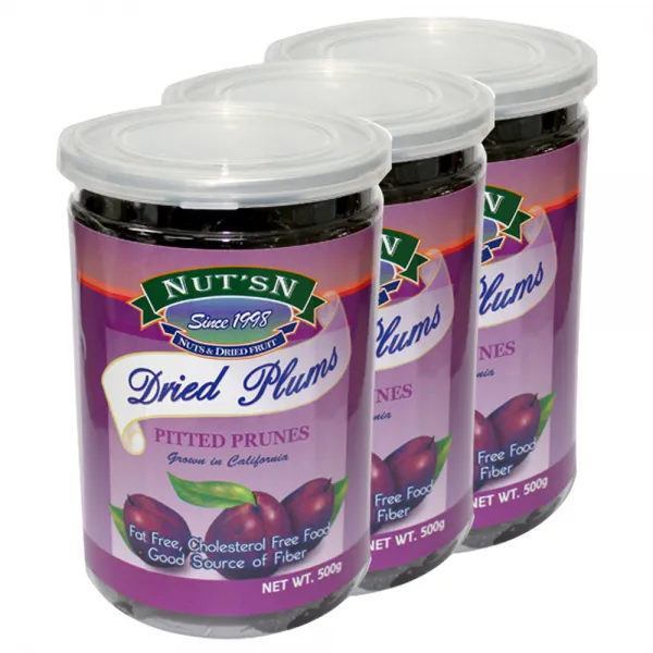 넛츠앤 푸룬원터치 건자두 식이섬유, 500g, 3개입