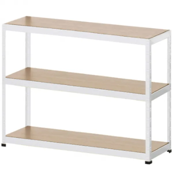 레마하우스 슈랙 철재 스탠드선반 3단 1200 X 400 X 900 Mm 화이트 프레임
