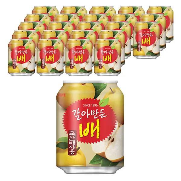 해태음료 갈아만든 배 238ml 24개