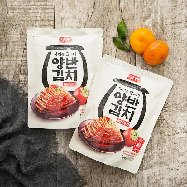 양반 자연을 담그다 썰은김치 500g 2개