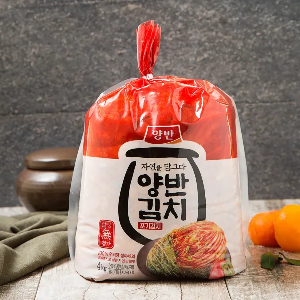 양반 자연을 담그다 포기김치 4kg 1개