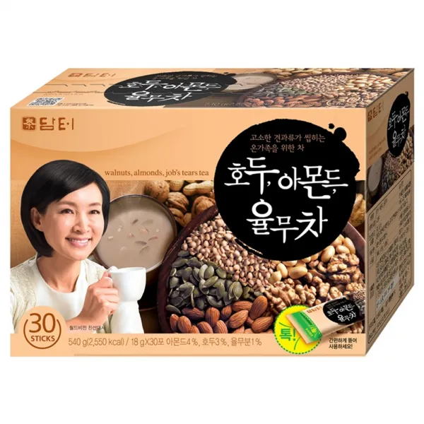 담터 호두아몬드 율무차(18Gx30입), 18g, 30입