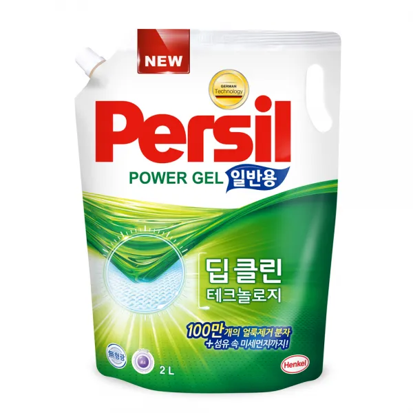 퍼실 파워젤 딥클린 테크놀로지 일반용 액상세제 리필, 2L, 1개