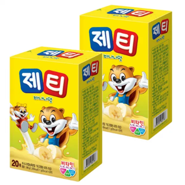 제티 바나나맛 분말, 17g, 40개