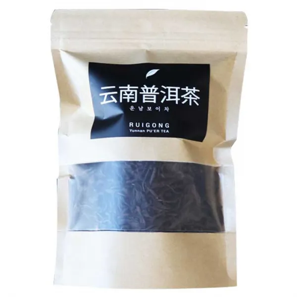 운남보이차 스탠딩백 숙차, 100g, 1개