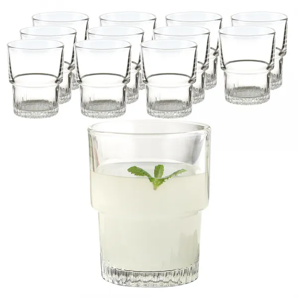 삼호유리 데일리 카페 유리컵 202ml Lg 104007 12개입