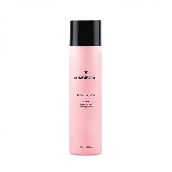 글로우몬스터 로즈 & 연어 DNA 에센스 토너, 200ml, 1개