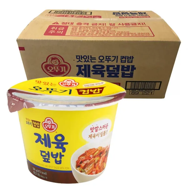 오뚜기 맛있는 컵밥 제육덮밥 280g 12개