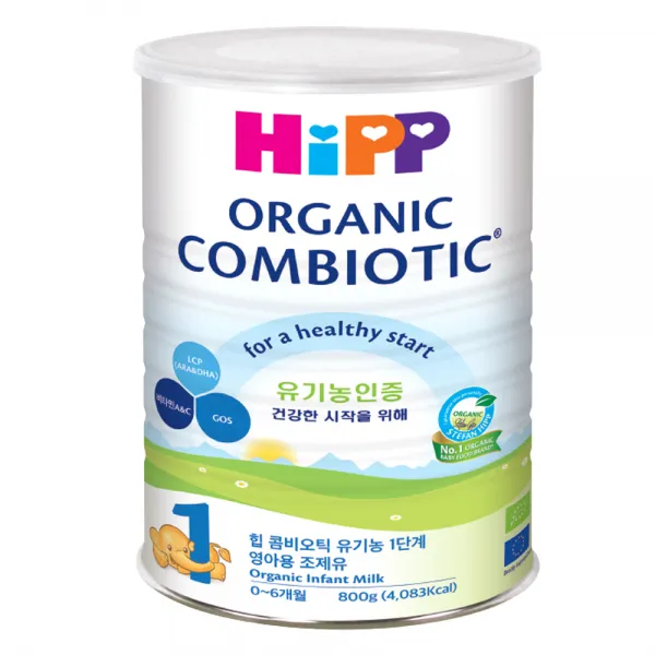 Hipp 유기농 콤비오틱 분유 1단계 800g 1개