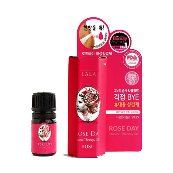 라라 로즈데이 여성청결제 장미, 5ml, 1개